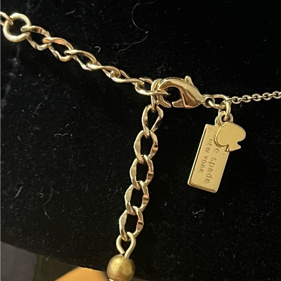 Kate Spade New York Gold and Black Pendant Necklace - Picture 9 of 9